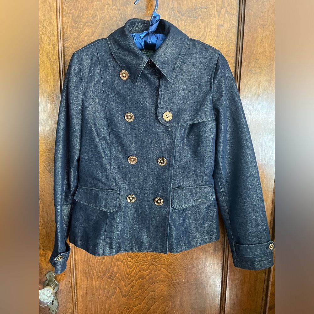 Ralph Lauren Denim Jacket Size Petite Medium